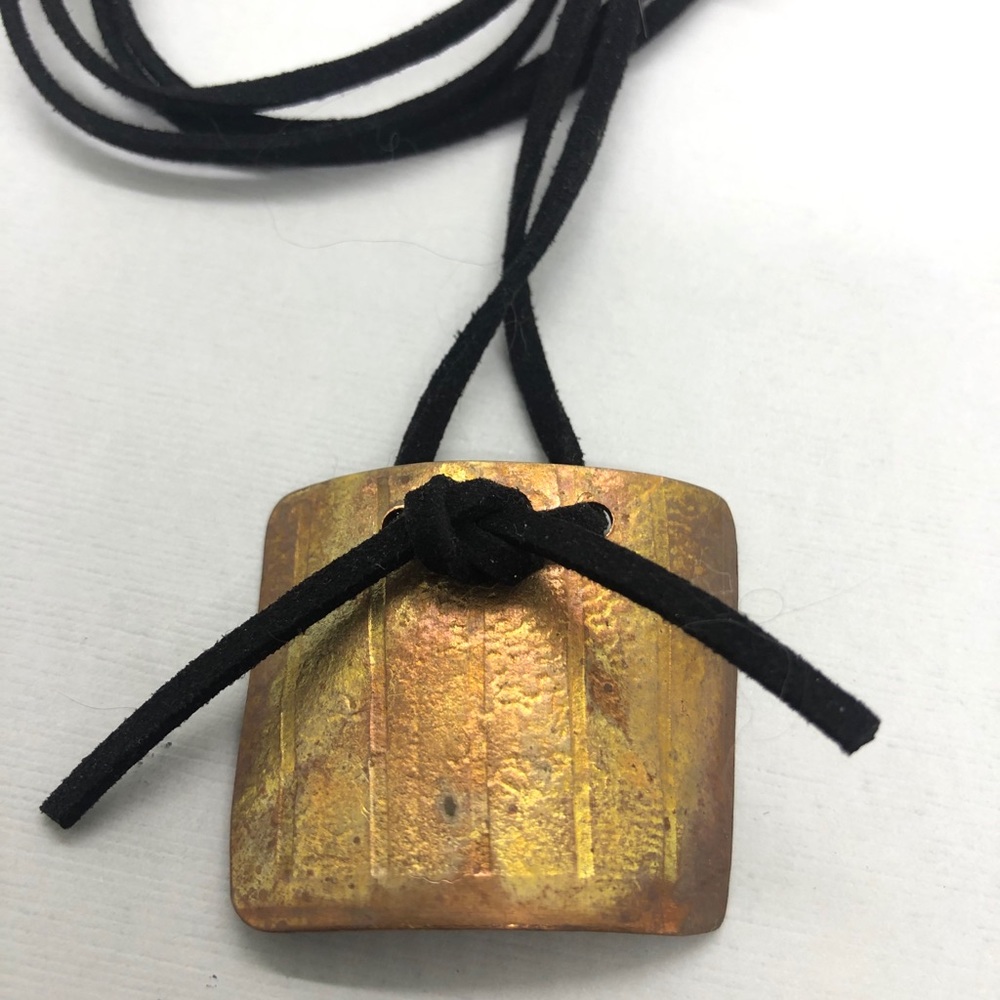 Handmade copper pendant